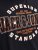 Jack & Jones LOGO O-Neck T-Shirt Black - T-shirts - T-shirts i store størrelser - 2XL-14XL