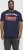 Jack & Jones LOGO O-Neck T-Shirt Dark Blue - T-shirts - T-shirts i store størrelser - 2XL-14XL