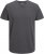 Jack & Jones ORGANIC T-Shirt Dark Grey Melange - T-shirts - T-shirts i store størrelser - 2XL-14XL