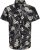 Jack & Jones Hawaii AOP Shirt Black - Skjorter - Skjorter til store mænd 2XL- 8XL