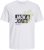  Jack & Jones Jaxon Crew Neck T-Shirt White - T-shirts - T-shirts i store størrelser - 2XL-14XL