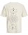 Jack & Jones Jackie Crew Neck T-Shirt Moonbeam - T-shirts - T-shirts i store størrelser - 2XL-14XL