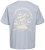 Jack & Jones Bellagio Collage Crew Neck T-Shirt Skyway - T-shirts - T-shirts i store størrelser - 2XL-14XL
