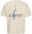 Jack & Jones Boston Photo Crew Neck T-Shirt Antique White - T-shirts - T-shirts i store størrelser - 2XL-14XL