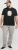Jack & Jones Tarmac Camo Crew Neck T-Shirt Black - T-shirts - T-shirts i store størrelser - 2XL-14XL