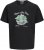 Jack & Jones Hydra Crew Neck T-Shirt Black - T-shirts - T-shirts i store størrelser - 2XL-14XL