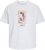 Jack & Jones Hydra Crew Neck T-Shirt Bright White - T-shirts - T-shirts i store størrelser - 2XL-14XL