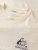 Jack & Jones Bellagio Collage Crew Neck T-Shirt Antique White - T-shirts - T-shirts i store størrelser - 2XL-14XL