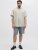 Jack & Jones Summer Shield Short Sleeve Shirt White Pepper - Skjorter - Skjorter til store mænd 2XL- 8XL
