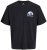 Jack & Jones Fuji Crew Neck T-Shirt Black - T-shirts - T-shirts i store størrelser - 2XL-14XL