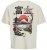 Jack & Jones Fuji Crew Neck T-Shirt Antique White - T-shirts - T-shirts i store størrelser - 2XL-14XL