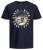 Jack & Jones JJEUSTACE T-Shirt Navy - T-shirts - T-shirts i store størrelser - 2XL-14XL