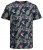 Jack & Jones JJCOASTAL AOP T-Shirt Navy - T-shirts - T-shirts i store størrelser - 2XL-14XL