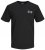 Jack & Jones JCOEDTN T-Shirt with Back Print Black - T-shirts - T-shirts i store størrelser - 2XL-14XL