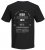 Jack & Jones JCOEDTN T-Shirt with Back Print Black - T-shirts - T-shirts i store størrelser - 2XL-14XL
