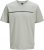 Jack & Jones FUSION Full Branding T-Shirt Aqua Grey - T-shirts - T-shirts i store størrelser - 2XL-14XL