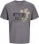 Jack & Jones Jaxon Crew Neck T-Shirt Castlerock - T-shirts - T-shirts i store størrelser - 2XL-14XL