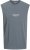 Jack & Jones VESTERBRO Sleeveless T-Shirt Stormy Weather - T-shirts - T-shirts i store størrelser - 2XL-14XL