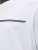 Jack & Jones FUSION Full Branding T-Shirt Bright White - T-shirts - T-shirts i store størrelser - 2XL-14XL