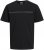 Jack & Jones FUSION Full Branding T-Shirt Black - T-shirts - T-shirts i store størrelser - 2XL-14XL