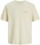 Jack & Jones Retiro Crew Neck T-Shirt Antique White - T-shirts - T-shirts i store størrelser - 2XL-14XL