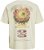 Jack & Jones Retiro Crew Neck T-Shirt Antique White - T-shirts - T-shirts i store størrelser - 2XL-14XL