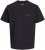 Jack & Jones Retiro Crew Neck T-Shirt Black - T-shirts - T-shirts i store størrelser - 2XL-14XL