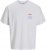 Jack & Jones Compact Crew Neck T-Shirt White - T-shirts - T-shirts i store størrelser - 2XL-14XL