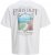 Jack & Jones Parallel Crew Neck T-Shirt Bright White - T-shirts - T-shirts i store størrelser - 2XL-14XL
