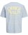 Jack & Jones Tavira Type Crew Neck T-Shirt Skyway - T-shirts - T-shirts i store størrelser - 2XL-14XL