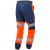 Leo Hawkridge Ecoviz High Performance 4X Stretch Trouser Hi-Vis Orange/Navy Print - Arbejdstøj - Arbejdstøj i store størrelser