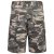 Kam Jeans 329 Short Charcoal Camo - Shorts - Shorts i store størrelser - W40-W60