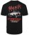 Kam Jeans 5710 Legendary Racing Slub Tee With Back Print Black - T-shirts - T-shirts i store størrelser - 2XL-14XL