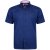 Kam Jeans 6160 Short Sleeve Dobby Print Shirt Twilight Blue - Skjorter - Skjorter til store mænd 2XL- 8XL