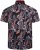 Kam Jeans 6330 AOP Floral Print Short Sleeve Shirt Navy - Skjorter - Skjorter til store mænd 2XL- 8XL