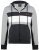 Kam Jeans 701 Cut and Sew Hoodie Grey - Trøjer og hættetrøjer - Trøjer og Hættetrøjer i store størrelser - 2XL-14XL