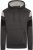 Kam Jeans 7068 Cut & Sew Over Head Hoody Charcoal - Trøjer og hættetrøjer - Trøjer og Hættetrøjer i store størrelser - 2XL-14XL