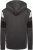 Kam Jeans 7068 Cut & Sew Over Head Hoody Charcoal - Trøjer og hættetrøjer - Trøjer og Hættetrøjer i store størrelser - 2XL-14XL