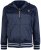 Kam Jeans 799 Tricot Hoody Navy - Trøjer og hættetrøjer - Trøjer og Hættetrøjer i store størrelser - 2XL-14XL