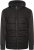 Kam Jeans KV135 Quilted Zip Thru Hoody with Padded Body & Jersey Sleeves Black TALL SIZES - HERRETØJ MT-6XLT - Tøj til høje mænd