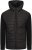 Kam Jeans KV136 Padded Body And Jersey Sleeves Hybrid Zip Thru Quilted Hoody Black TALL SIZES - HERRETØJ MT-6XLT - Tøj til høje mænd