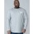 D555 Plato Long Sleeve T-shirt Grey - T-shirts - T-shirts i store størrelser - 2XL-14XL