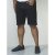 D555 Jude Stretch Denim Shorts Black - Shorts - Shorts i store størrelser - W40-W60