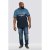 D555 Jackson T-shirt Teal - T-shirts - T-shirts i store størrelser - 2XL-14XL