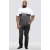 D555 Morris T-shirt Charcoal - T-shirts - T-shirts i store størrelser - 2XL-14XL