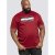 D555 Tempa T-shirt Red - T-shirts - T-shirts i store størrelser - 2XL-14XL