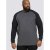 D555 Illinois Long Sleeve T-shirt Charcoal - T-shirts - T-shirts i store størrelser - 2XL-14XL