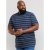 D555 Caspian T-shirt Navy - T-shirts - T-shirts i store størrelser - 2XL-14XL