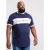 D555 Cullen T-shirt Navy - T-shirts - T-shirts i store størrelser - 2XL-14XL