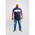 D555 Cullen T-shirt Navy - T-shirts - T-shirts i store størrelser - 2XL-14XL
